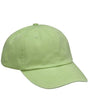 Adam's AD01 Cap Cotton Twill Fabric - Lime, Six Panel, Unconstructed, Low Profile (1 Cap)