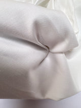 White Viscose Elastane Twill
