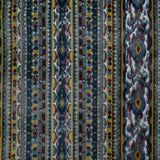 Cut Velvet Upholstery Fabric Sumatra Modern Geometric Stripe