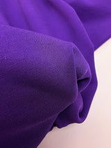 Purple Cotton French Knit Fabric