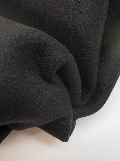Black Wool Tweed