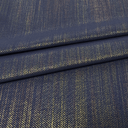 Foiled Spandex Denim Look Rainbow Fabric