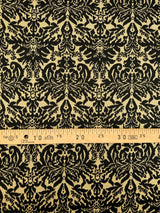 Jacquard Knitted Floral Fabric