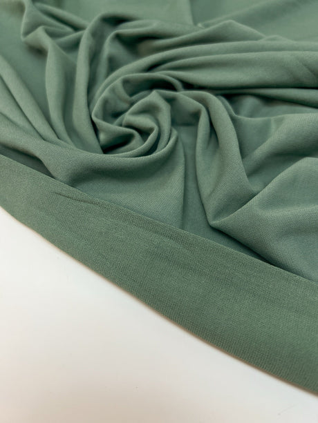 Cotton Knitted Fabric Green