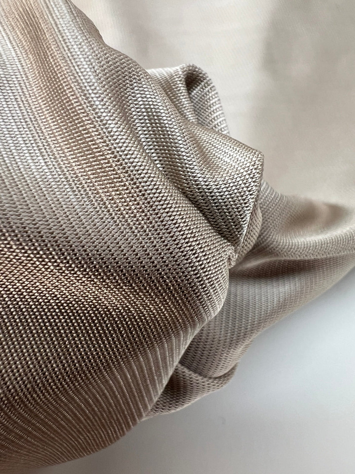 Viscose Knit Moiré Beige Fabric