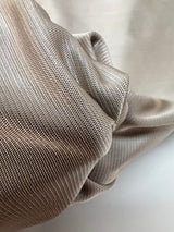 Viscose Knit Moiré Beige Fabric