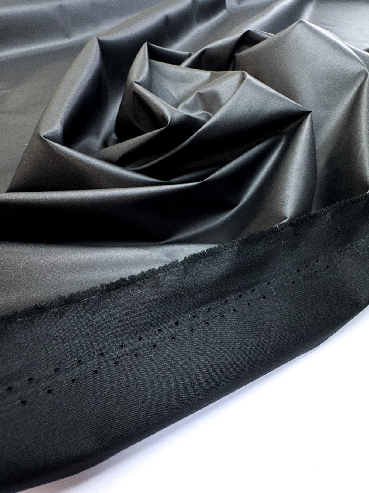 Black Polyamide Satin