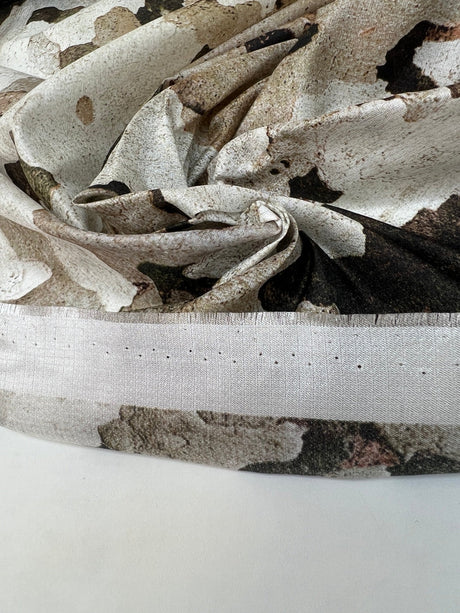 Printed Polyester Brown Beige