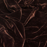 Silk Rayon Velvet Fabric - 80 Percent Rayon 20 Percent Silk, Velvet, 45" Width, 180 GSM (1 Yard)