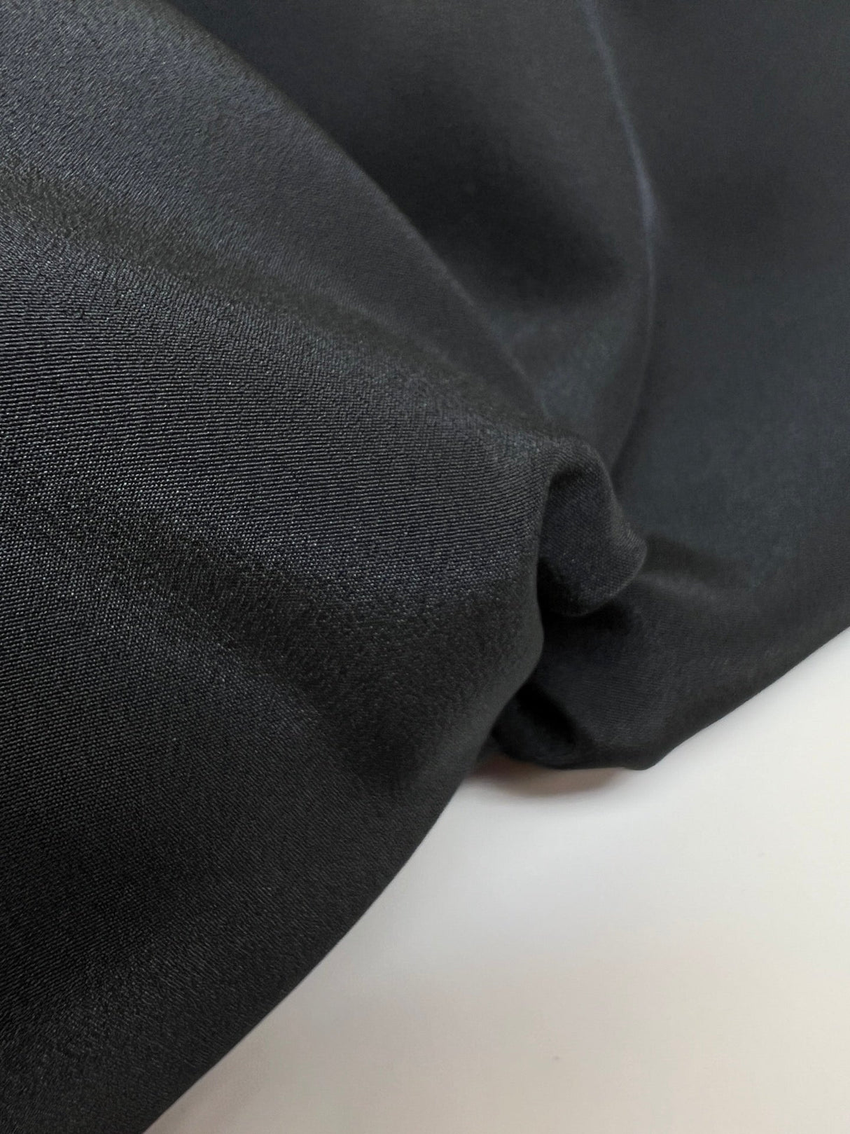 Polyester Crepe Fabric Blue Black