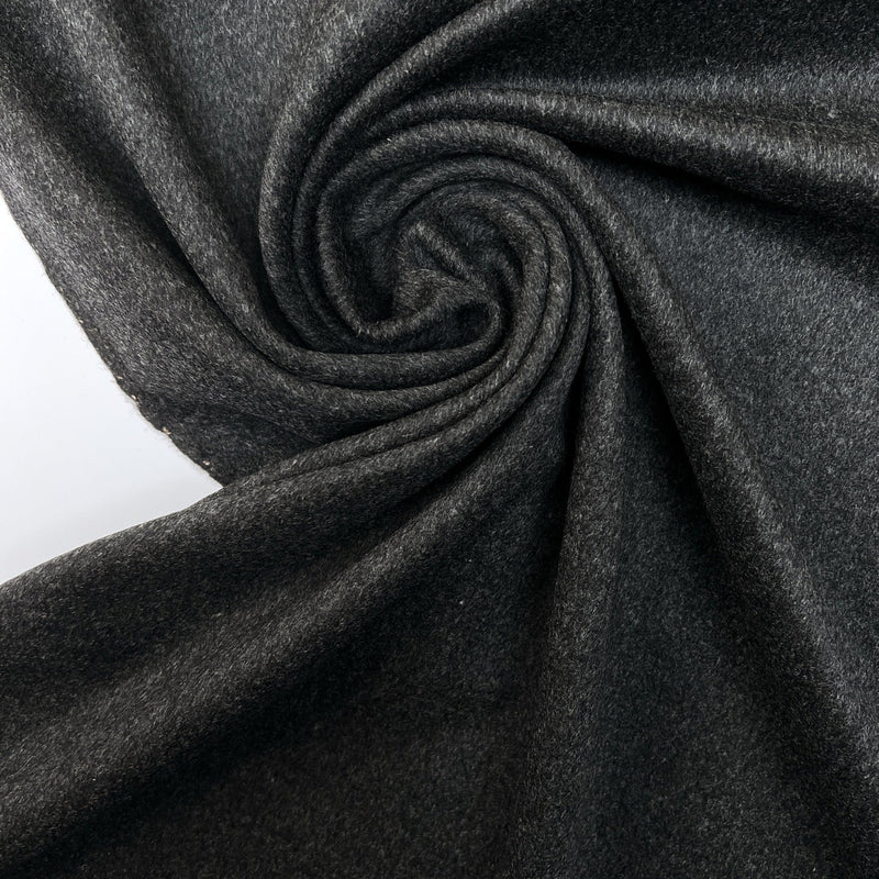 Wool Tweed Gray Shade Stretch Fabric