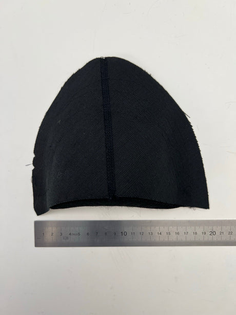 Black Wool Cotton Non-Woven Sewing Notions