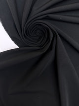 Black Polyamide Elastane Twill