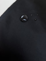 Black Water-Repellent Polyester Fabric