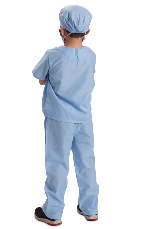 Blue Doctor Scrubs Costume - Kids
