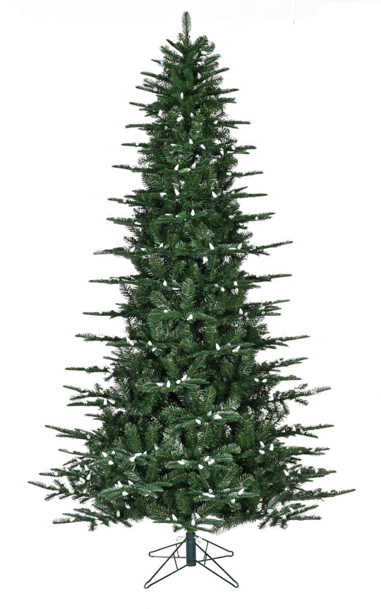9' TREE, 2313 TIPS, METAL STAND, 62" DIA