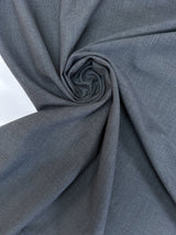 Wool Tweed Checked Gray-Brown-Blue