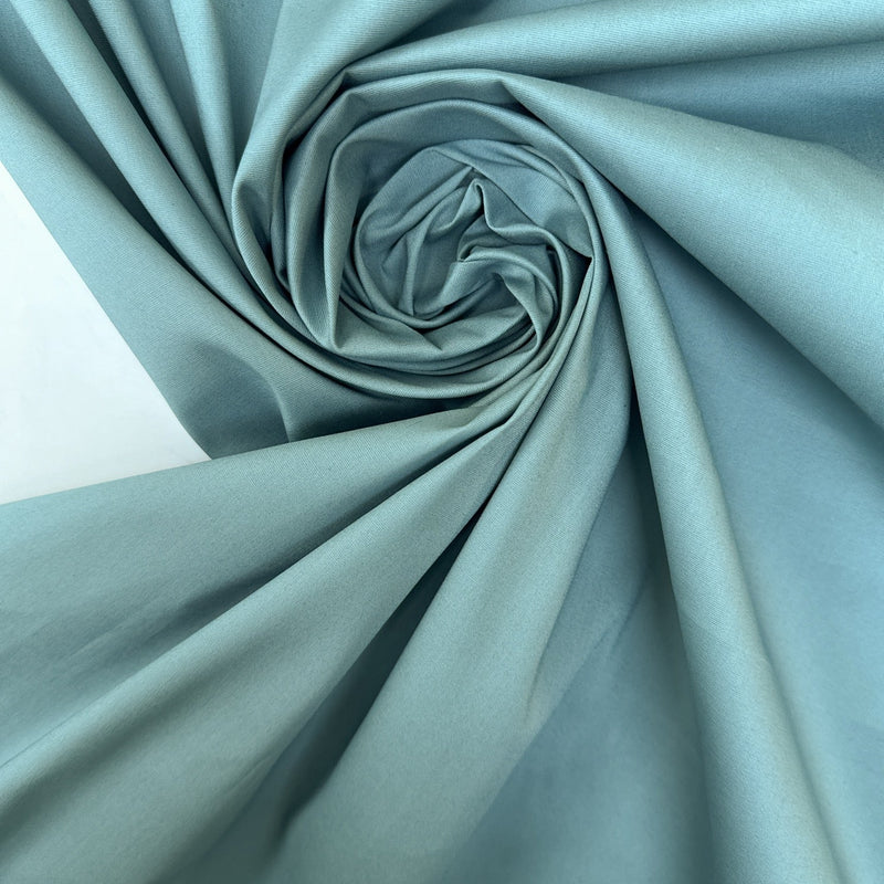 Blue Viscose Elastane Woven