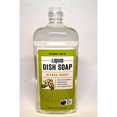 Trader Joe’s Liquid Dish Soap Citrus Scent phosphate-free and hypoallergenic | 12.5 Lb