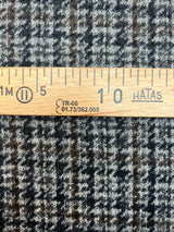 Polyester Houndstooth Fabric Grey Brown