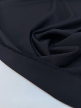 Blue Wool Stretch Twill Fabric