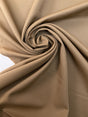 Beige Wool Twill Fabric