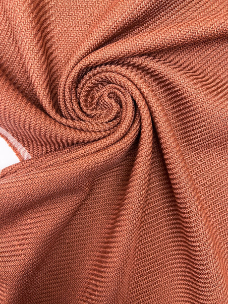 Polyester Twill Brown-Orange