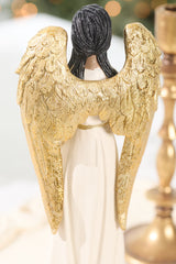13.25" Resin Angel with Harp
