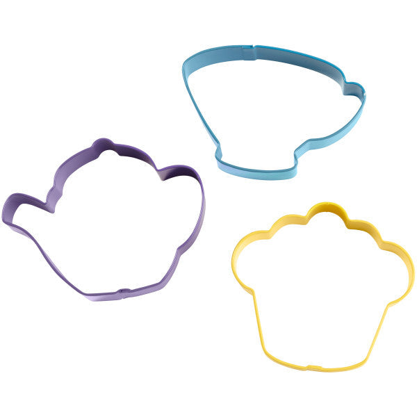 Wilton Tea Party Cookie Cutter Set, 3-Piece