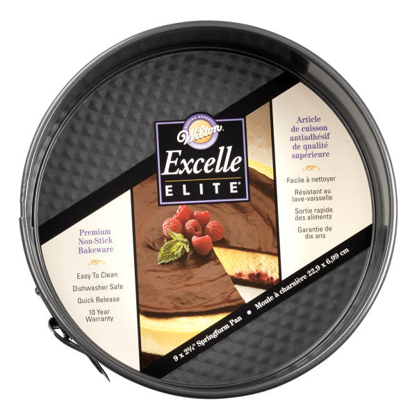 Wilton Excelle Elite Non-Stick Springform Pan – 9 Inch