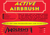 Active Airbrush Textile Inks - Airbrush Textile Inks, Vibrant Colors, Heat Set At 300°F (8OZ, PINT, QUART)
