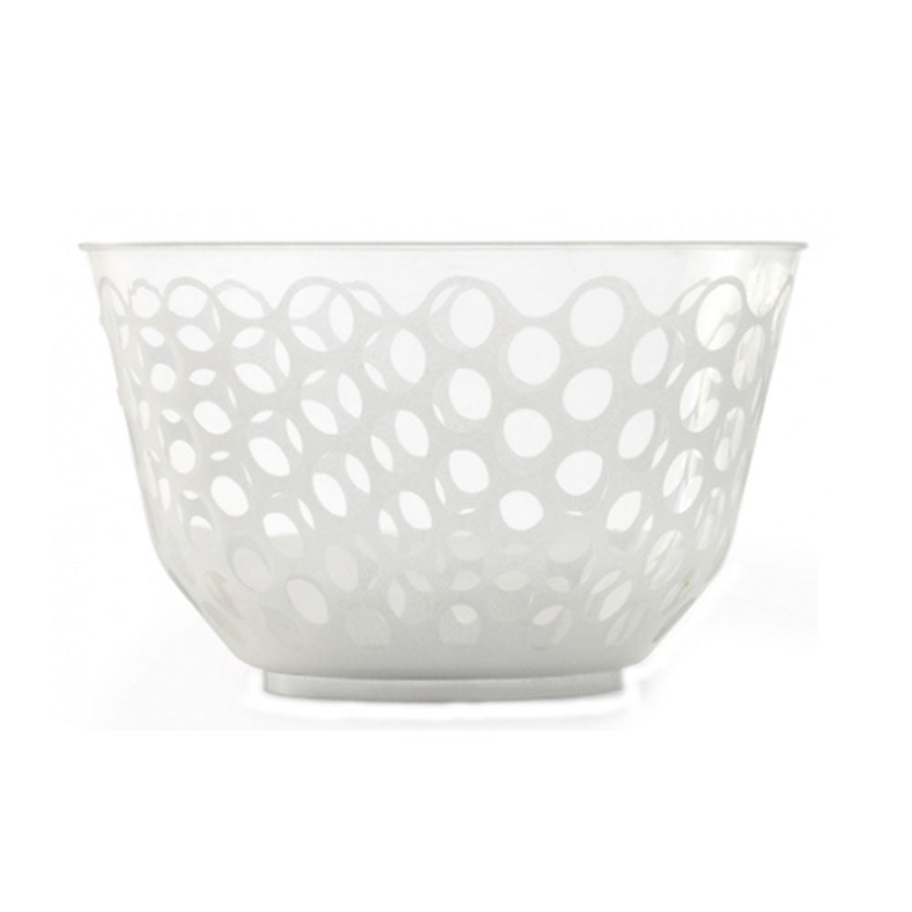 Alcas "Scoop" Rounded Square Plastic Cup 4.4" x 4.4" x 2.8" High, 16.9 Oz., Pack of 50
