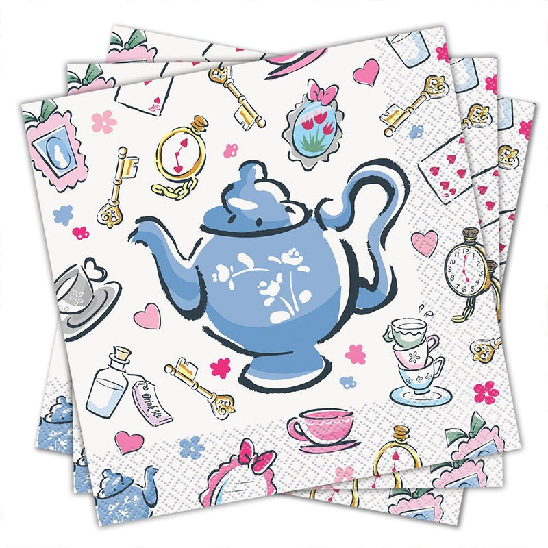 Alice in Wonderland Luncheon Napkins