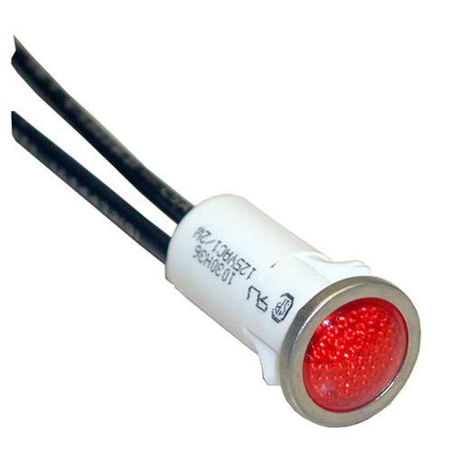 All Points 38-1078 Signal Light, 1/2", Red, 125V