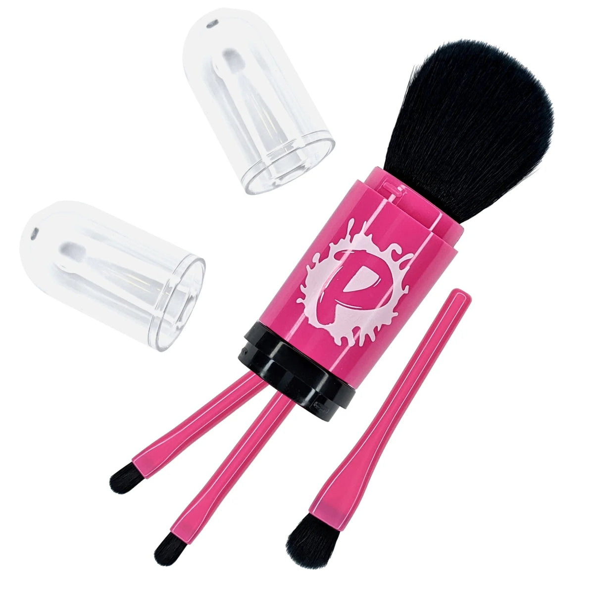 Poppy Paint 4-in-1 Cake Brush Compact Luster Brush Set