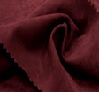 Alova Suede Polyester Fabric - Burgundy, Velvety Feel, 58/60" Width