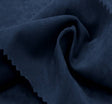 Alova Suede Polyester Fabric - Denim Blue, Suede Finish, 58/60" Width