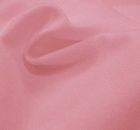 Alova Suede Polyester Fabric - Pink, 58/60" Width (1 Yard)