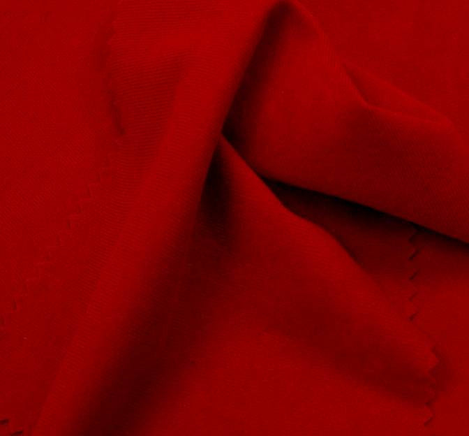 Alova Suede Red Polyester Fabric - Red, Suede, 58/60" Width