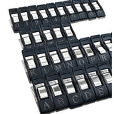 AlphaClips Sewing Tools Accessory - Black, White, 1" Clips, Letters A-Z And Numbers 0-9 (36 Clips)