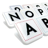 AlphaClips Mega Sewing Tools Accessory - White Letter And Number Clips, 1.25" Square (36 Clips)