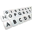 AlphaClips Mega Sewing Tools Accessory - White Letter And Number Clips, 1.25" Square (36 Clips)