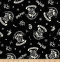 Quilting Cotton Harry Potter Tossed Assets in Black