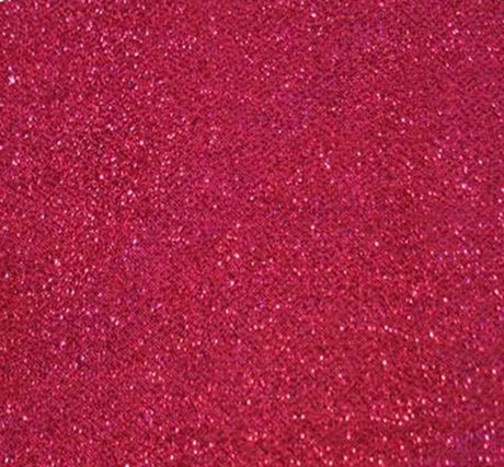 American Knit Fuchsia Glitter Knit Fabric - Fuchsia, 58/60" Width