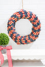20"H Americana Fabric Wreath
