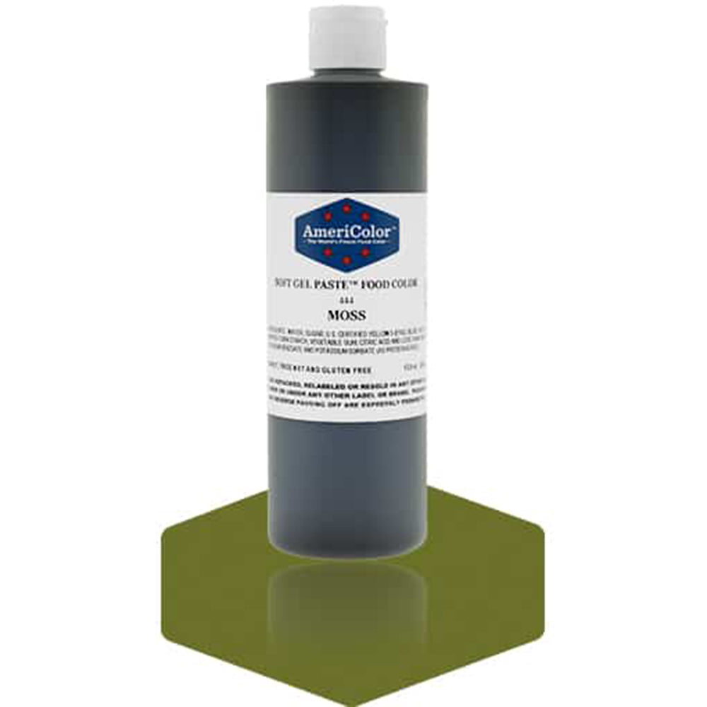 Americolor Moss Soft Gel Paste Food Coloring, 13.5 oz.