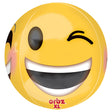 Foil Balloon Winking Emoticons Orbz