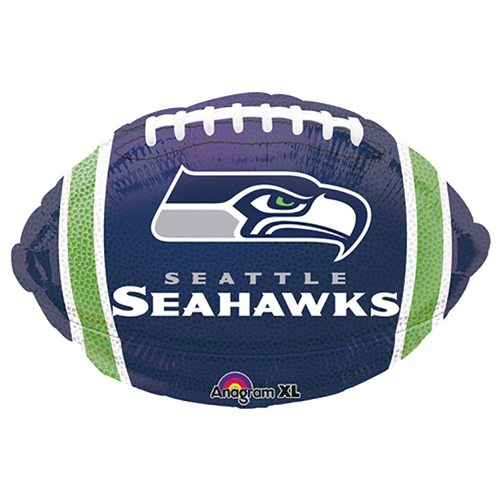 Foil Balloon Seattle Seahawks Team Colors
