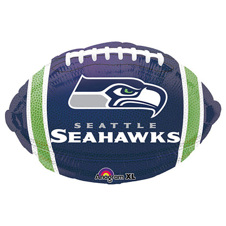 Foil Balloon Seattle Seahawks Team Colors