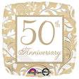 Gold 50th Anniversary Foil Balloon